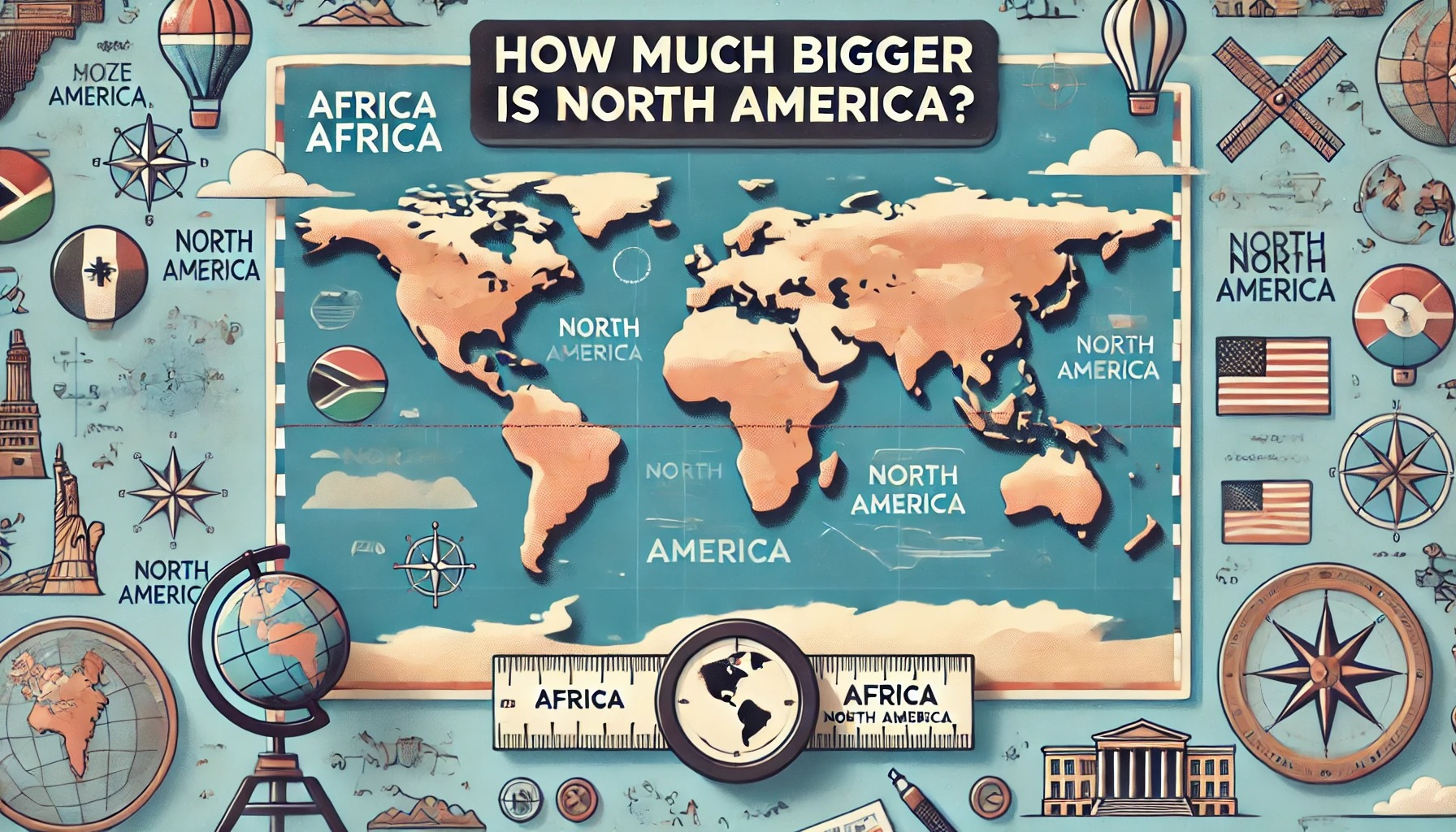 How Much Bigger Is Africa Than North America